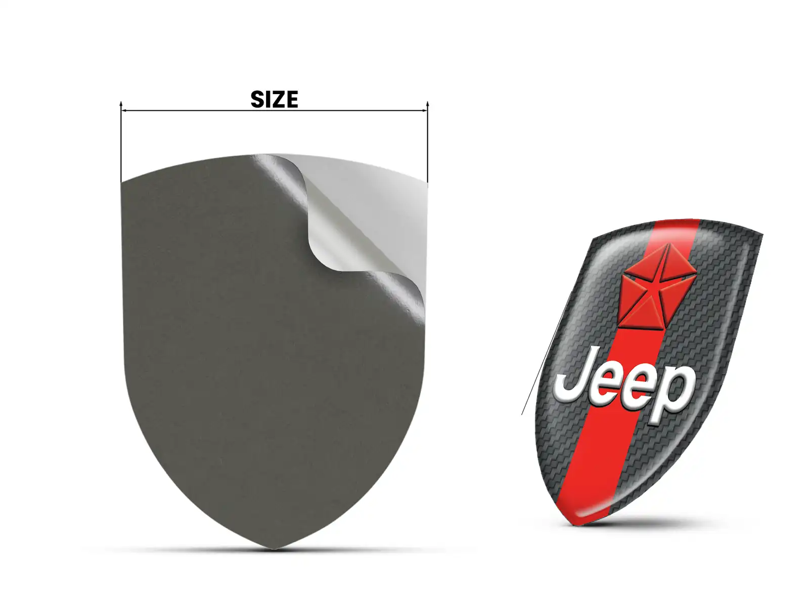 Jeep Adesivi Lunotto Auto Pro Max Chic Moderni Durevoli
